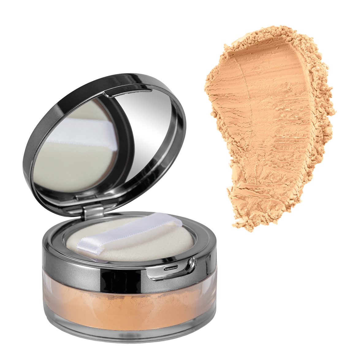 Powder Foundation nr.4 Cold Beige (Medium med gylden undertone) - Tind of Norway