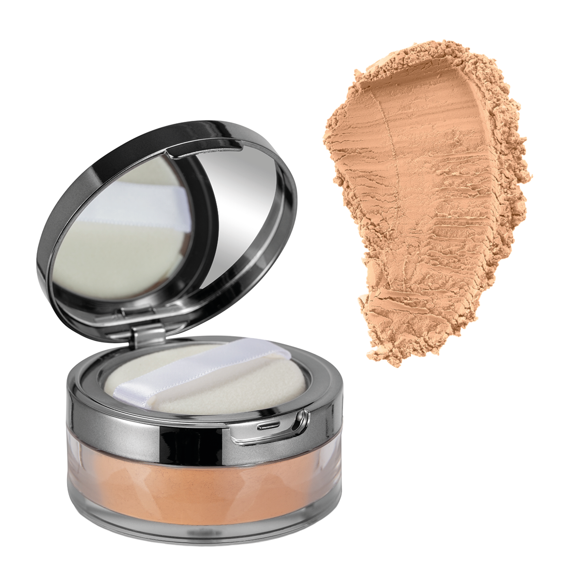 Powder Foundation nr.5 Toffee (Medium/solbrun med varme undertoner) - Tind of Norway