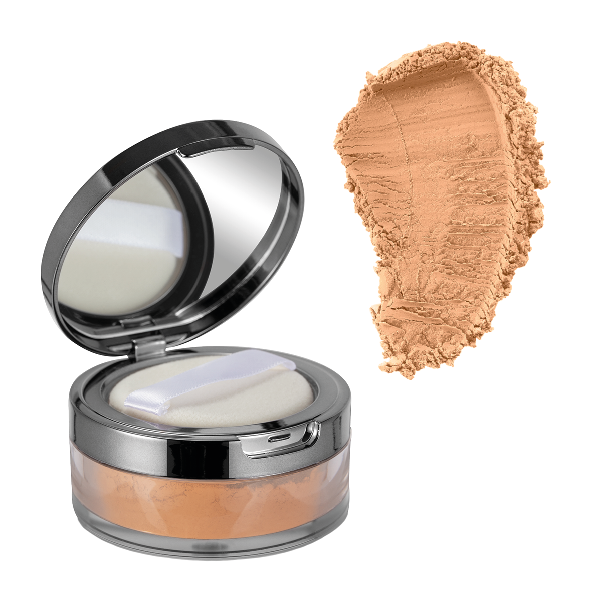 Powder Foundation nr.6 Caramel (Medium til dyp med gylden undertone) - Tind of Norway