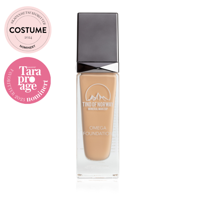 Omega Foundation nr.4 Cold Beige (Medium med beige/nøytral undertone) - Tind of Norway