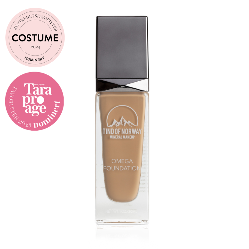 Omega Foundation nr. 5.1 Light Toffee (Light tanned med kalde undertoner) - Tind of Norway