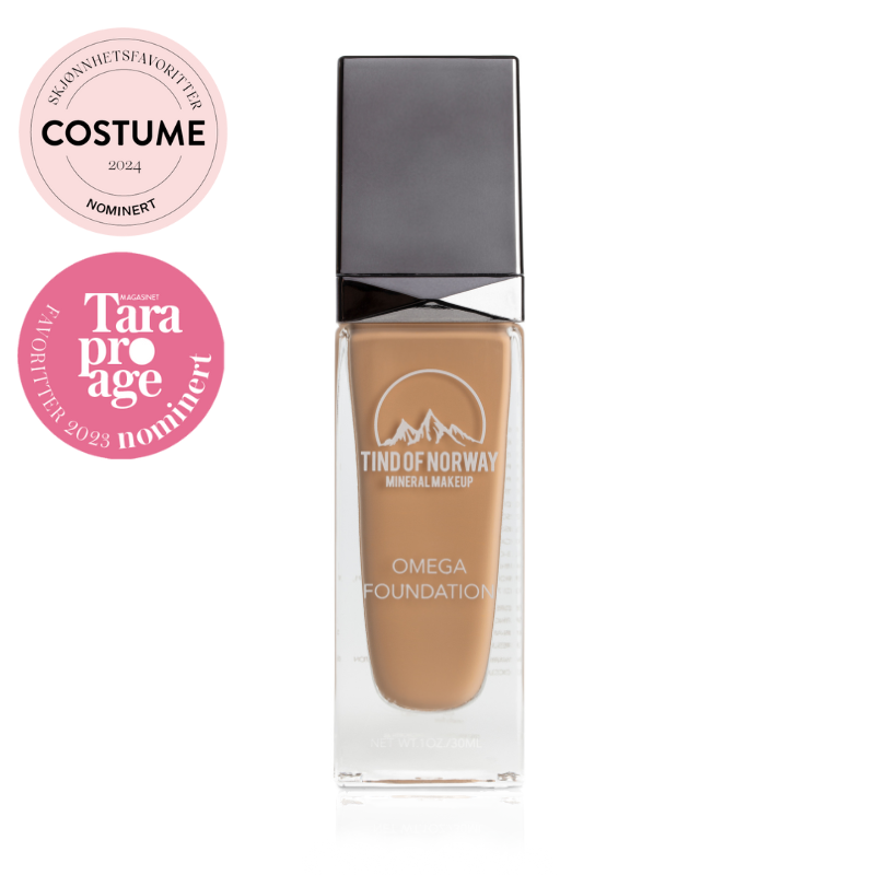 Omega Foundation nr.5 Toffee (Medium Tanned med nøytral undertone) - Tind of Norway